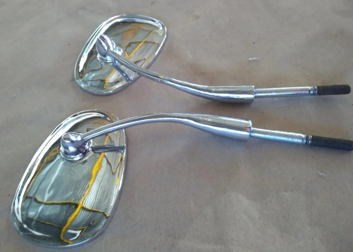 Espelho Retrovisor Pino De Porta Fusca